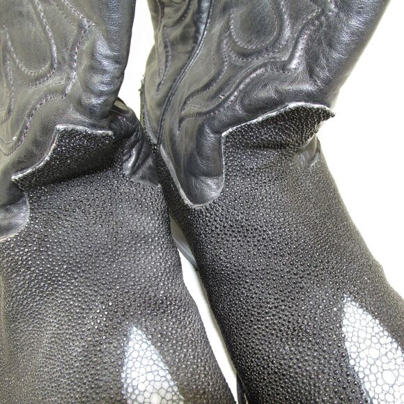 Wild West exotic genuine STINGRAY boots MENS size 11 EE main image 16